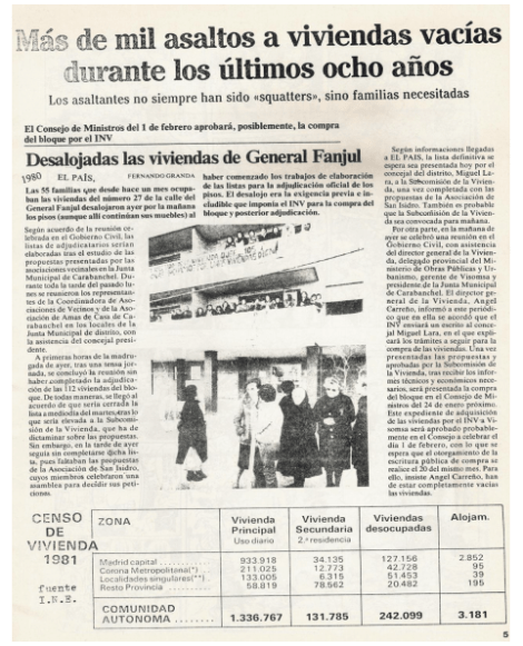 recorte el pais, general fanjul
